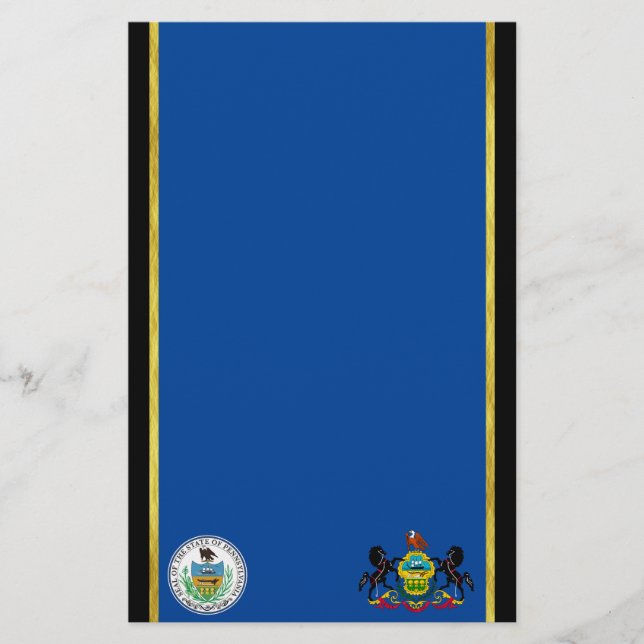 Pennsylvania-Flagge Briefpapier (Vorderseite)