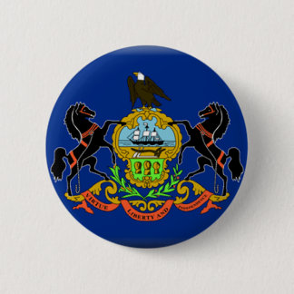 Pennsylvania-Flagge Button