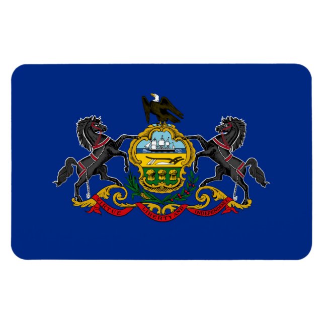 Pennsylvania-Flagge Magnet (Horizontal)