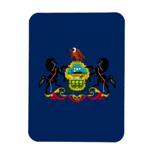 Pennsylvania-Flagge Magnet