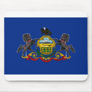 Pennsylvania-Flagge Mousepad