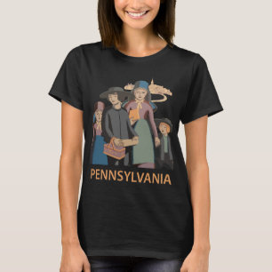 Pennsylvania Folk People Erde Reise T-Shirt