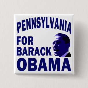 Pennsylvania für Barack Obama T - Shirt Button