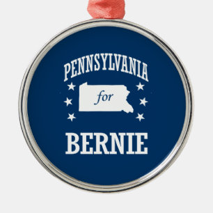 PENNSYLVANIA FÜR BERNIE-SANDPAPIERSCHLEIFMASCHINE SILBERNES ORNAMENT