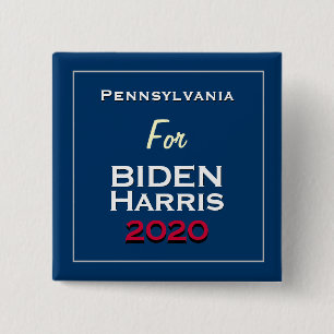 Pennsylvania für BIDEN HARRIS 2020 Square Button