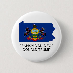 PENNSYLVANIA für DONALD TRUMP 2020 Button