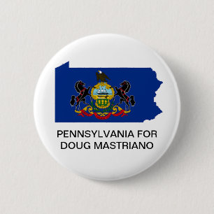 PENNSYLVANIA FÜR DOUG MASTRIANO GOVERNOR-Button Button