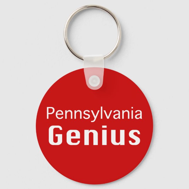 Pennsylvania Genius Geschenke Schlüsselanhänger (Vorderseite)