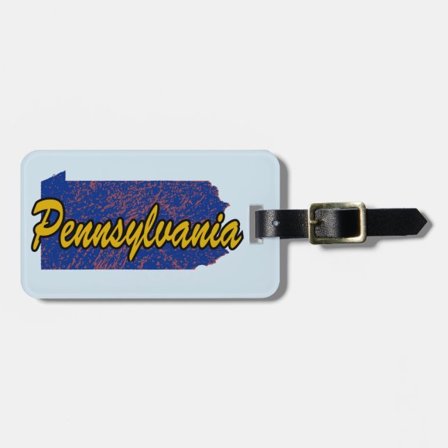 Pennsylvania Gepäckanhänger (Vorderseite horizontal)