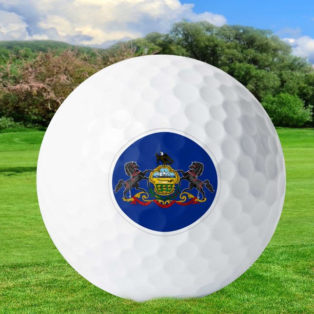 Pennsylvania Golf Balls, Staatsflagge / Patriots Golfball (Von Creator hochgeladen)