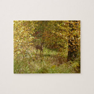 Pennsylvania-Hirsche im Herbst Natur Puzzle