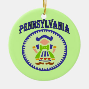 Pennsylvania-Holländer Keramik Ornament