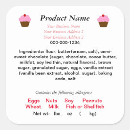 PENNSYLVANIA Hütte Lebensmittelgesetz Begrenzte Le Quadratischer Aufkleber