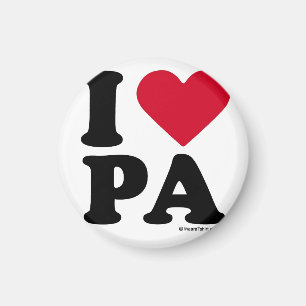 PENNSYLVANIA - "I LIEBE PA" "I LIEBE PENNSYLVANIA" MAGNET