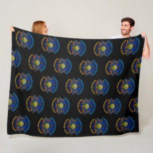 PENNSYLVANIA KEYSTONE STAAT FLAG FLEECEDECKE