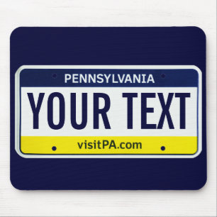 Pennsylvania-Kfz-KennzeichenMausunterlage Mousepad