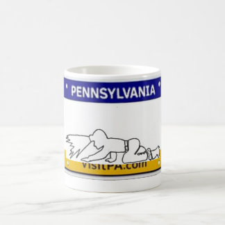 PENNSYLVANIA-KOHLEN-BERGMANN-LIZENZ-PLATTEN-TASSE TASSE