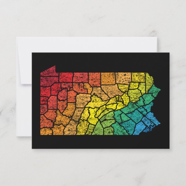 Pennsylvania Landkreis Einladung (Vorderseite)
