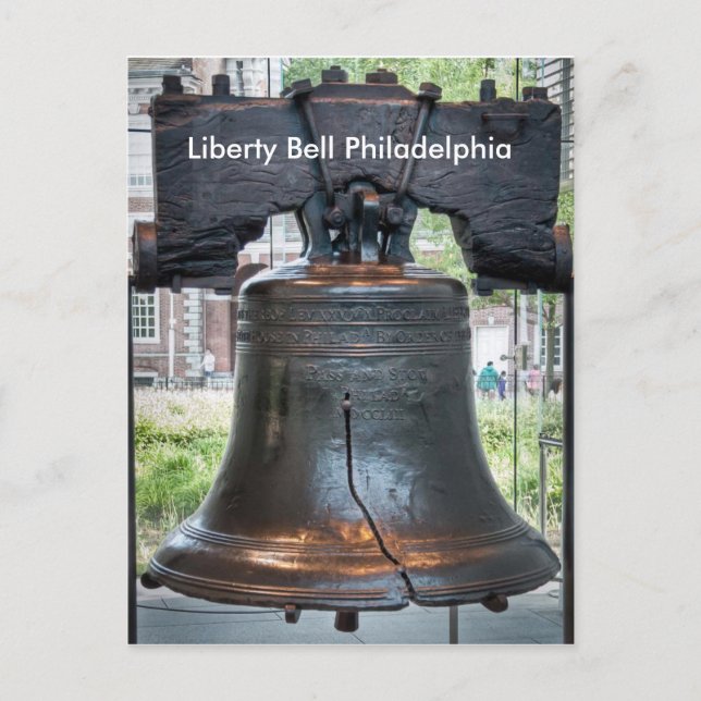 Pennsylvania Liberty Bell Philadelphia Postkarte (Vorderseite)