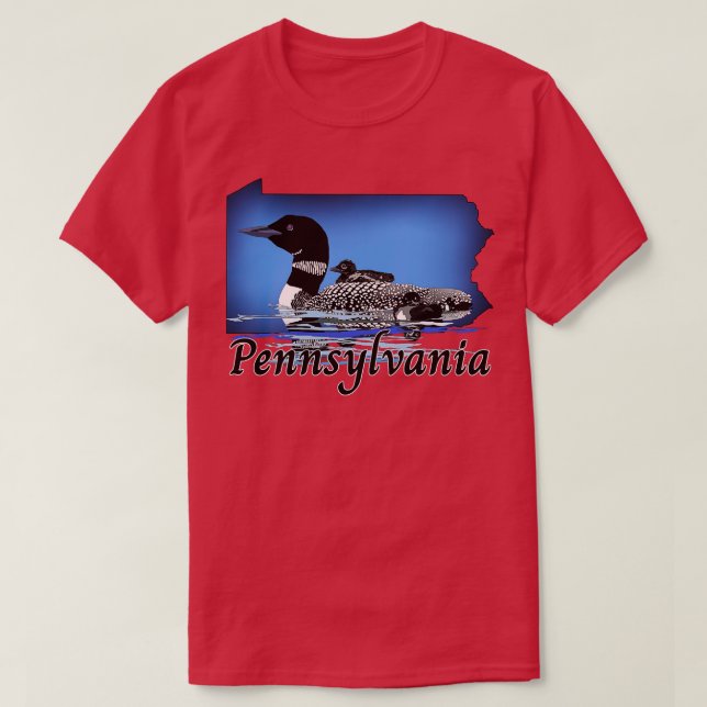 Pennsylvania Loon T-Shirt (Design vorne)