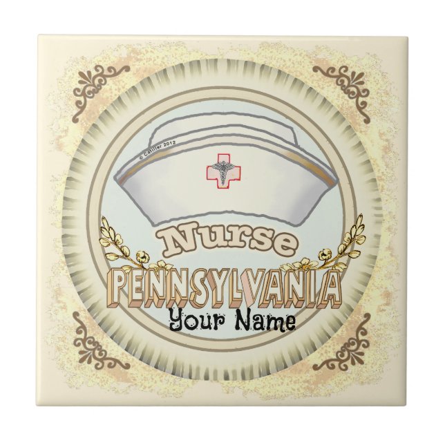 Pennsylvania Nurse Fliese (Vorderseite)