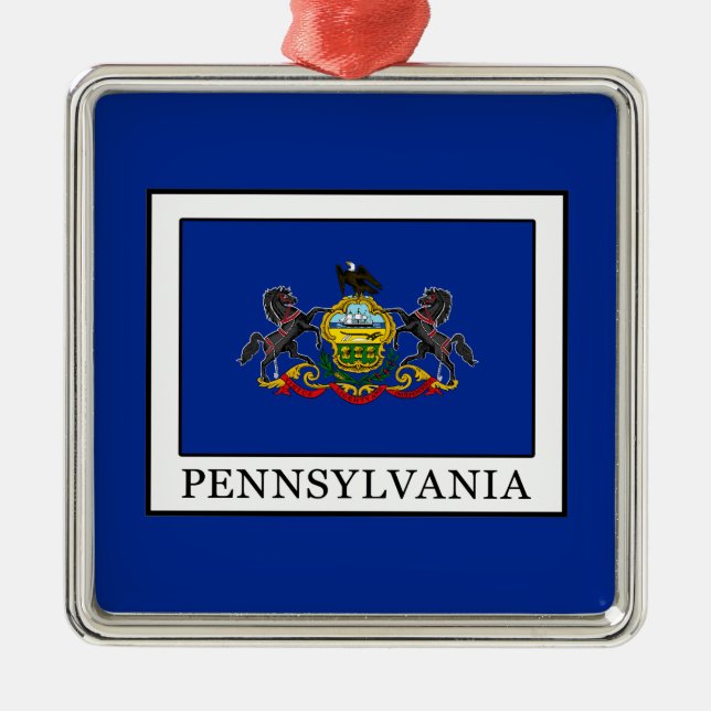 Pennsylvania Ornament Aus Metall (Vorne)