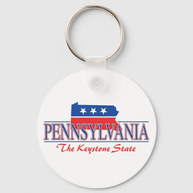 Pennsylvania Patriotic Schlüsselanhänger (Vorderseite)