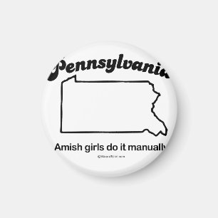 PENNSYLVANIA - "PENNSYLVANIA-STAATS-MOTTO" T - MAGNET