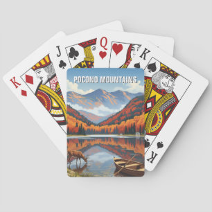 Pennsylvania Pocono Mountains Reise Spielkarten