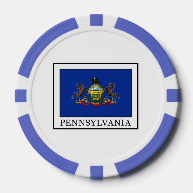 Pennsylvania Pokerchips (Vorderseite)