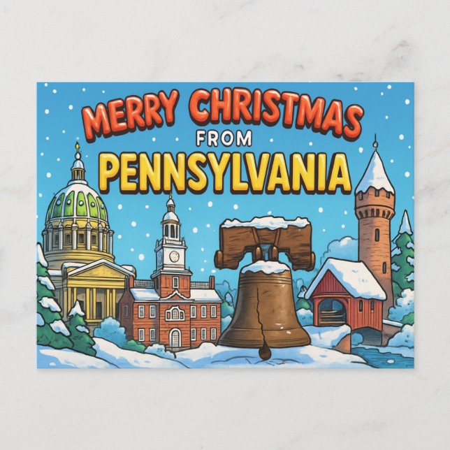 PENNSYLVANIA Postkarte (Vorderseite)