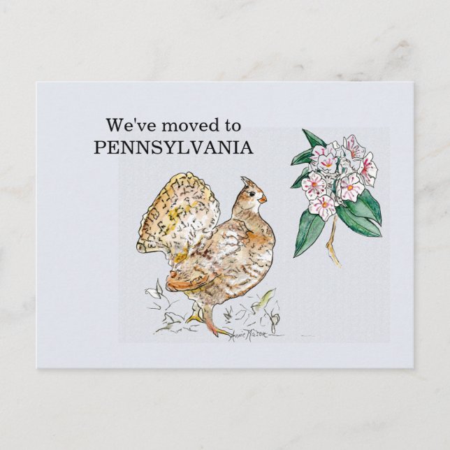 Pennsylvania Postkarte (Vorderseite)