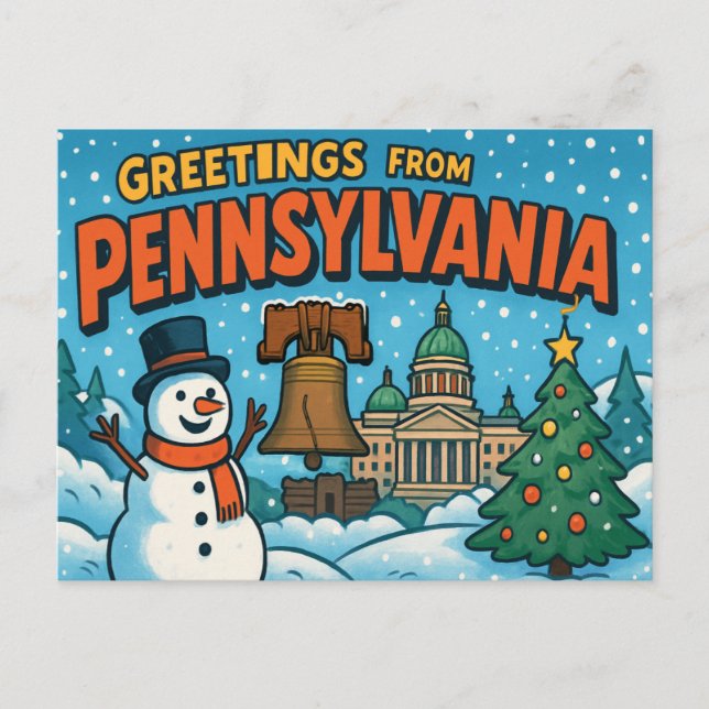 PENNSYLVANIA Postkarte (Vorderseite)