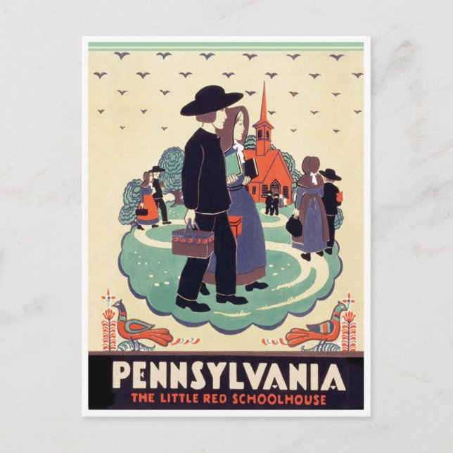 Pennsylvania Postkarte (Vorderseite)