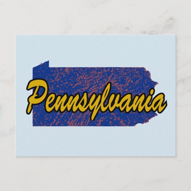 Pennsylvania Postkarte (Vorderseite)