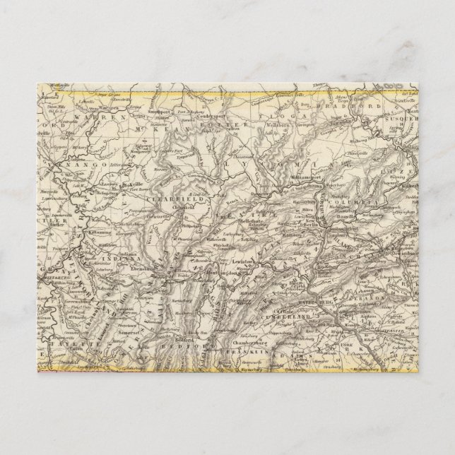 Pennsylvania Postkarte (Vorderseite)