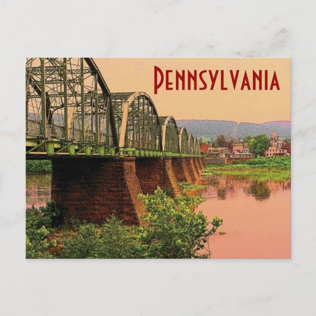 Pennsylvania-Postkarte Postkarte