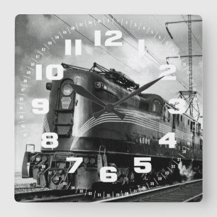 Pennsylvania Quadratische Wanduhr