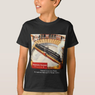 Pennsylvania Railroad-Dampfturbinen-Kinder-Shirts T-Shirt