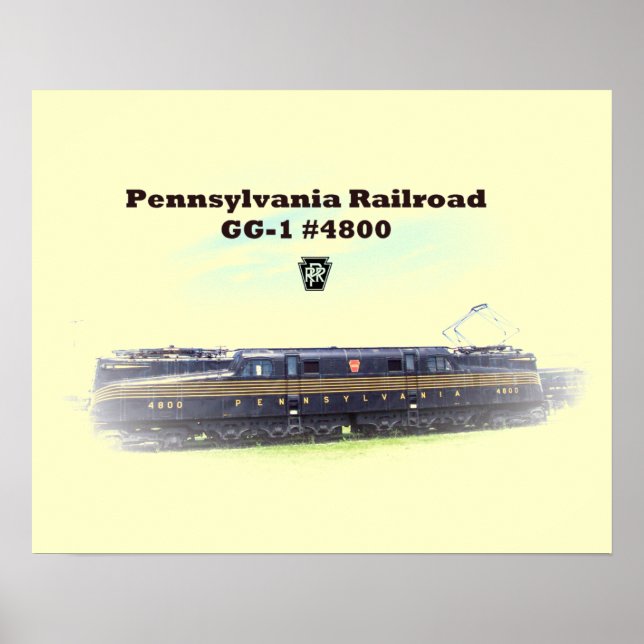 Pennsylvania Railroad GG1 #4800 Side View Poster 2 (Vorne)