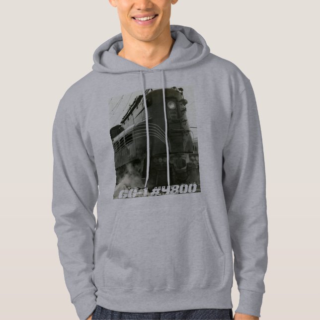 Pennsylvania Railroad Locomotive GG-1 #4800 Hoodie (Vorderseite)