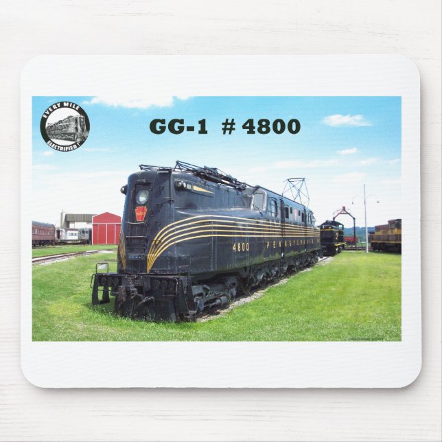 Pennsylvania Railroad Locomotive GG-1 #4800 Mouse Mousepad (Vorne)