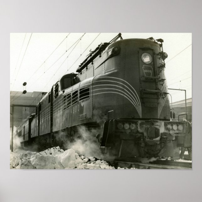 Pennsylvania Railroad Locomotive GG-1 #4800 Poster (Vorne)