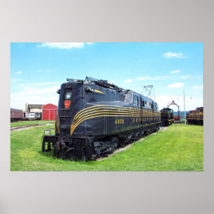Pennsylvania Railroad Locomotive GG-1 #4800 Poster