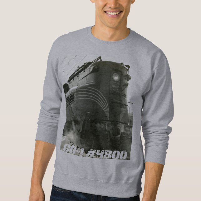 Pennsylvania Railroad Locomotive GG-1 #4800 Sweatshirt (Vorderseite)