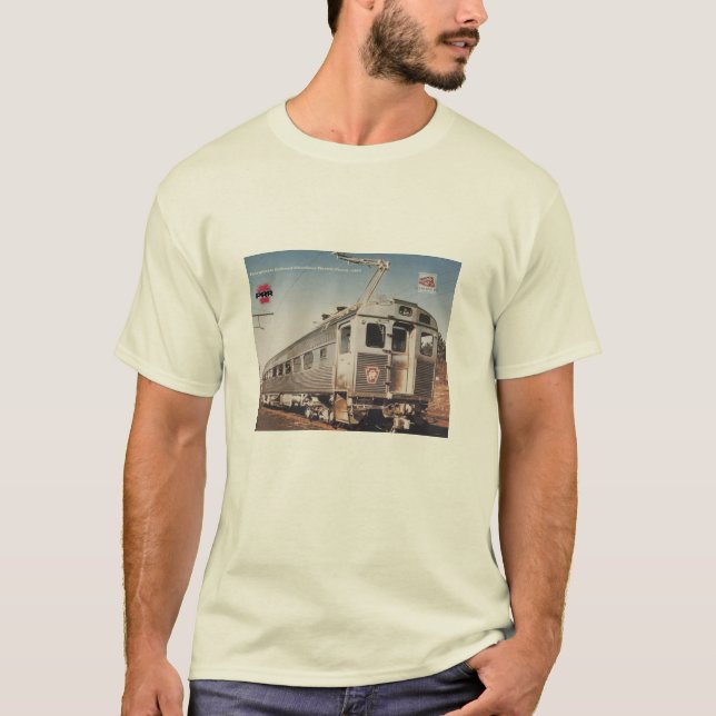 Pennsylvania Railroad Silverliner Electric Coach   T-Shirt (Vorderseite)