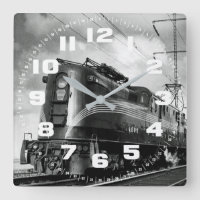 Pennsylvania Railroad Square Wanduhr