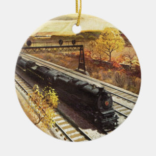 Pennsylvania Railroad-Tankzüge 1942 Keramik Ornament