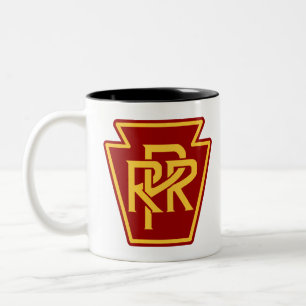 Pennsylvania Railroad Zweifarbige Tasse