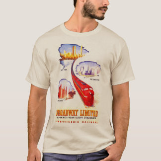 Pennsylvania Railway Broadway Limited Streamliner T-Shirt